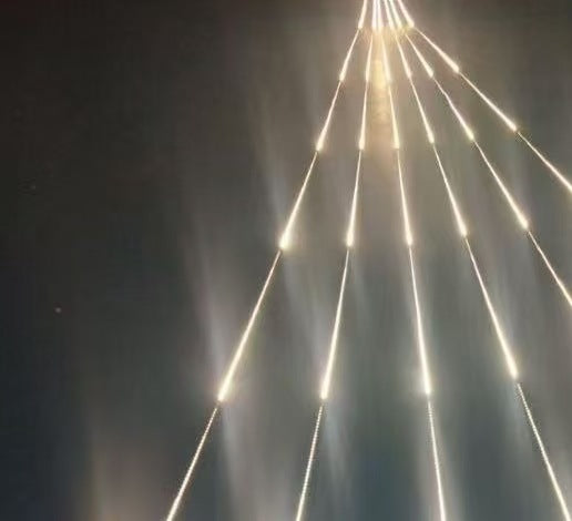 Led chasing light running water lamp with 24vfor home wedding popular corridor living room ceiling meteor shower lamp with marquee lamp