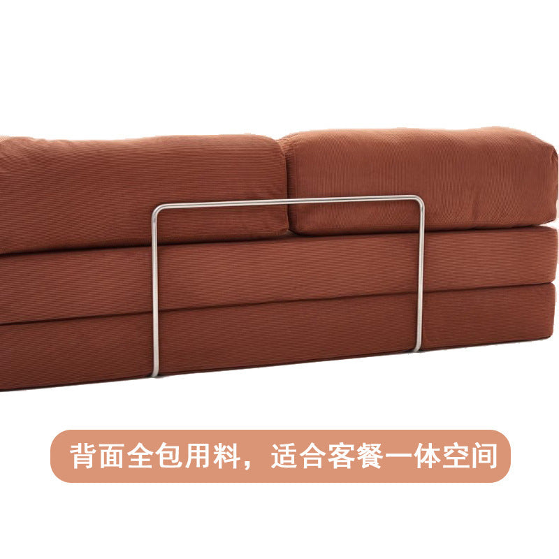 compression sofa fully removable and washable fabric corduroy modern straight row sofa lazy compression sofa