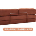 compression sofa fully removable and washable fabric corduroy modern straight row sofa lazy compression sofa