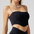 New all-in-one outwear sports intimates sleeveless sling slimming look beautiful back dance fitness women's yoga intimates with breast pads