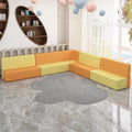 Shengli kindergarten training institution shop business hall reception waiting area lobby special-shaped sofa seat set