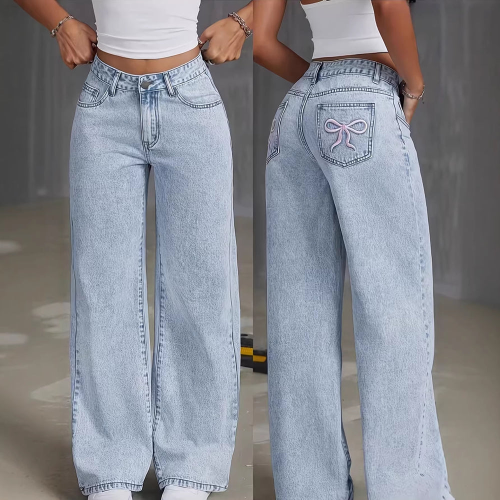 independent station youth girl jeans new arrivalloosestraight-leg pants