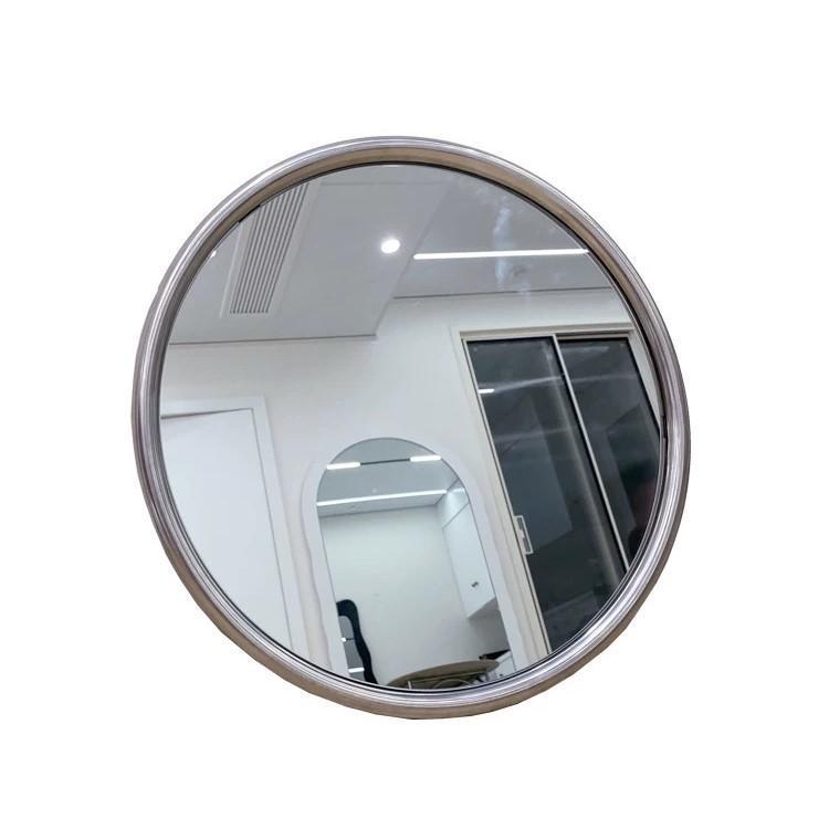 Ins blogger's same style makeup mirror bathroom mirror stainless steel bathroom dressing mirror b&b decorative wall hanging round mirror