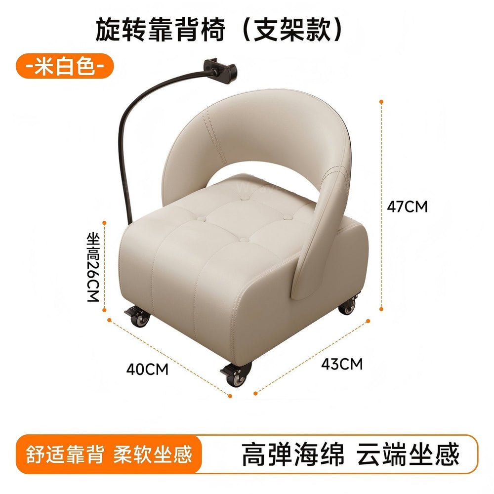 Universal rotating shoe stool small stool living room for home feeling pulley small bench sofa stool shoe changing back chair slip stool