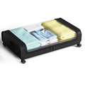 wardrobe storage with wheels, under-bed storage box, large capacity, under-bed storage box, foldable clothes storage