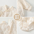 Chinese style baby spring & fall clothing chinoiserie bag butt baby girl baby clothes newborn onesie spring & fall full moon 100-day gift
