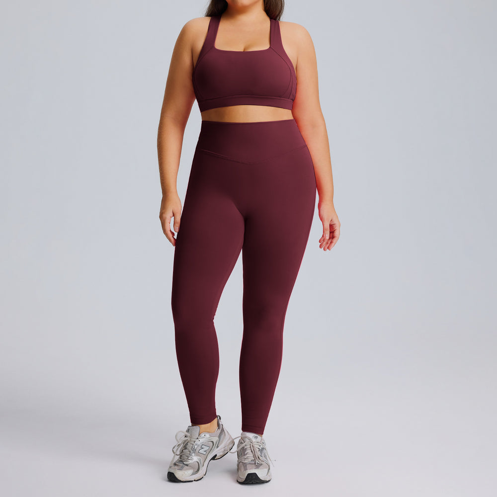 new plus size activewear set - women's cloud-soft, quick-dry, breathable workout outfit for running, training, and yoga