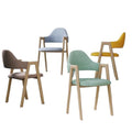 Dining chair home casual modern scandinavian chair bedroom study desk chair casual stool backrest commercial dining table chair