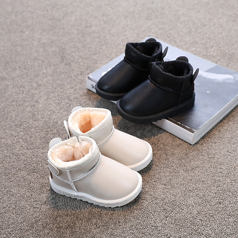 Kids' snow boots:  winter collection - baby cotton boots, girls' versatile warm winter shoes, boys' cotton shoes, toddler ankle boots - trendy styles