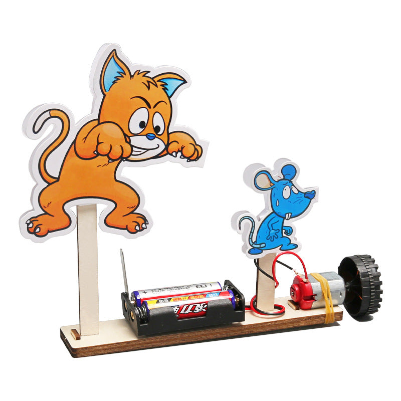 Primary school students science and technology small production children's creative DIY physics experiment science teaching aids handmade materials steam education