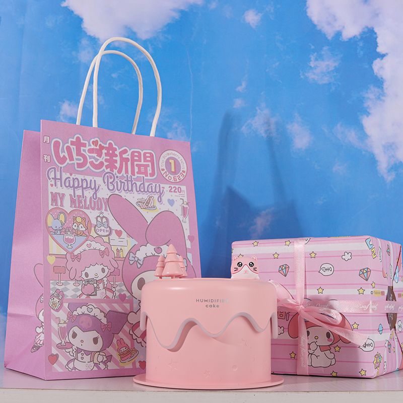 Birthday gift for girls, practical and meaningful, cute student dormitory cat cake humidifier, exquisite