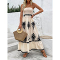 Xibo women's clothing  summer new bohemian suspender dress