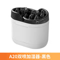2024 new crackle volcano humidifier, home use, colorful aroma diffuser, desktop high mist output dual spray humidifier, cross-border
