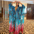 supply summerelegant chiffon v neck chiffon outwear shawl loosepantstwo-piece set multiple colors