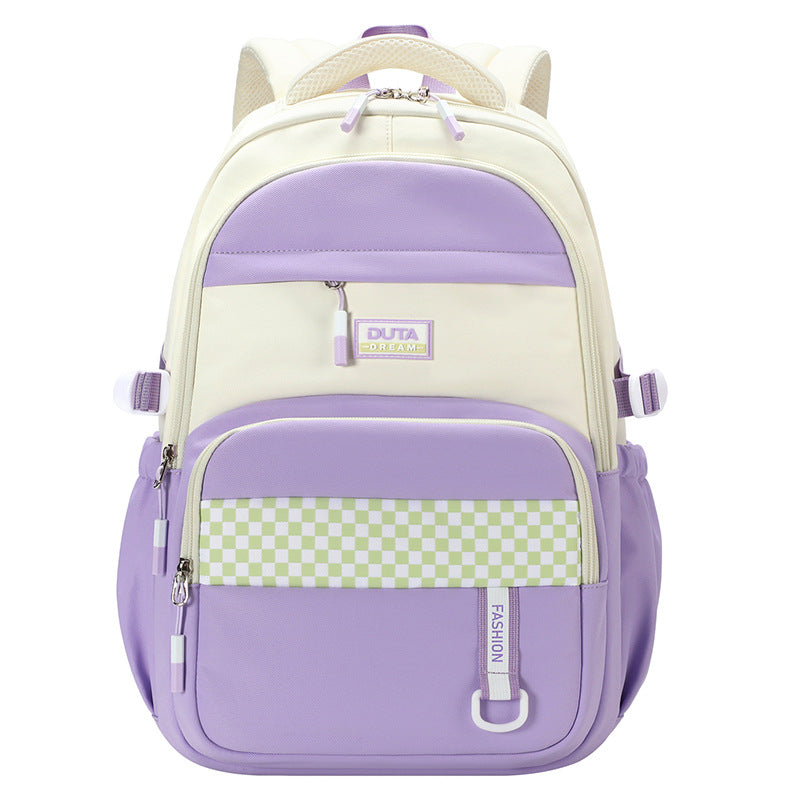 School bag girls primary school school bag new casual versatile commuter backpack fashion lightweight college student travel bag
