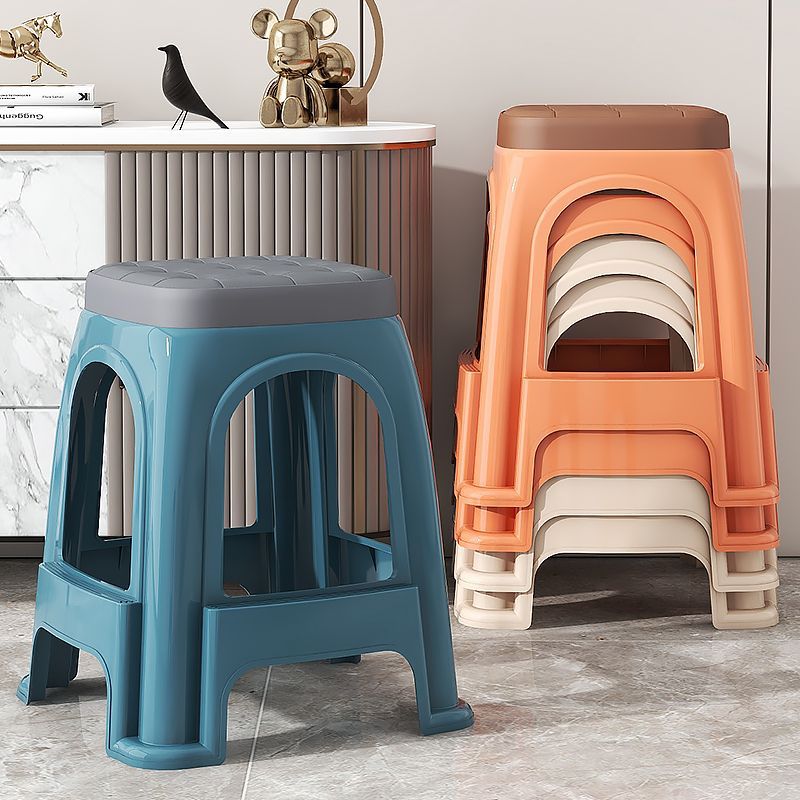Plastic thickened scandinavian home for homecasual creative bench restaurant dining table stool bedroom dressing stool small stool