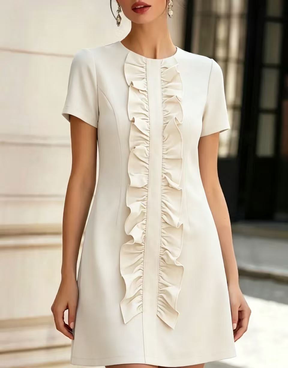 european and american cross-border  independent station new arrivalelegantelegance normcore women's short sleeve fashiondress