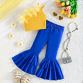 girls' short sleeve suit  summer new style