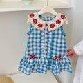 Korean style dress little girl baby princess dress girls summer dress cake dress sleeveless dress kids baby girl trendy