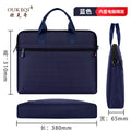Conference briefcase document bag business handbag printed oxford cloth crossbody shoulder office document bag