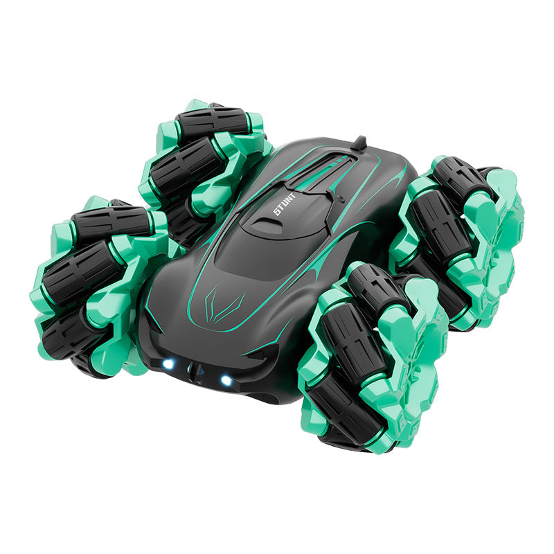 hot-selling double-sided stunt drift climbing alloy electric off-road vehicle dump truck four-wheel drive boy toy