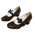 Exportplus sizethick heel mary jane flats women exportnew arrivalbows with skirt heighteningflatswholesale