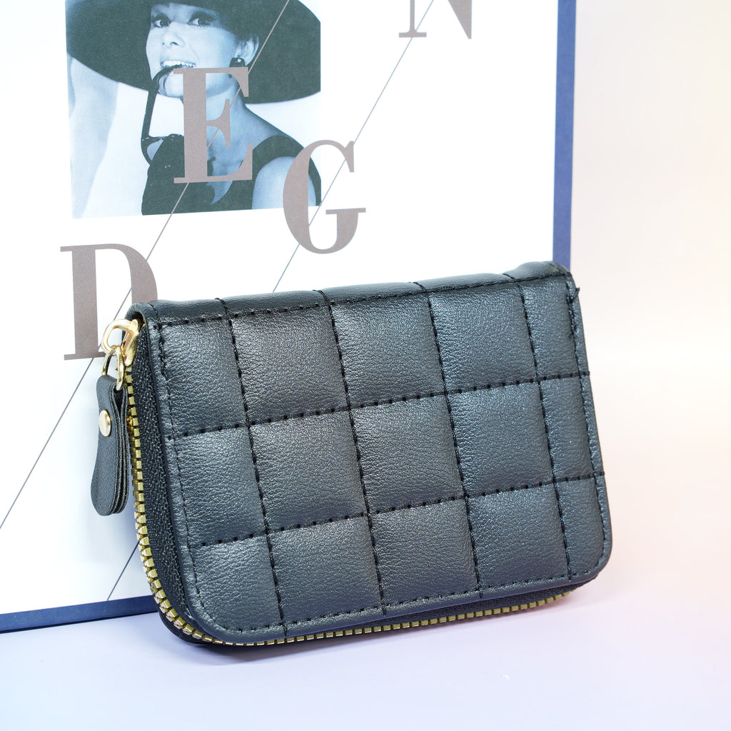 Organ card bag  hot-selling, fashionable plaid multi-card ID bag, credit card holder, mini change card bag.