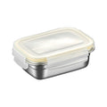 Daily dining kitchen 304 stainless steel crisper box, multi-grain rice packaging box, food-grade small lunch box, microwaveable