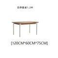 Solid pine wood dining table, vintage style, small apartment, nordic/japanese design, dining table and chairs for home use, rectangular table, mid-century modern dining table