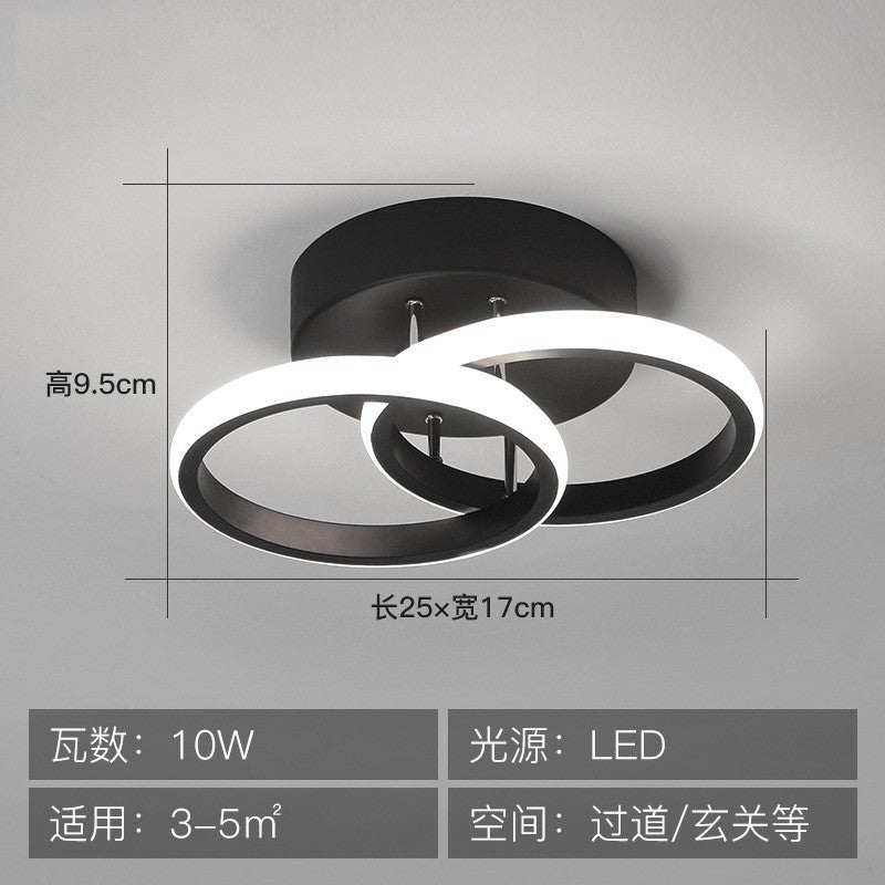 Hallway aisle light modern minimalist entryway ceiling light smart stepless remote control cloakroom stairway balcony foyer light