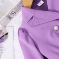 Girls' dress for toddlers and young children, collared button-down mesh long-sleeve dress