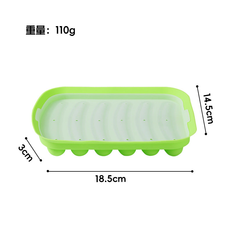 Silicone sausage mold - high temperature resistant, food grade, perfect for homemade baby food, steaming, and cross-border e-commerce