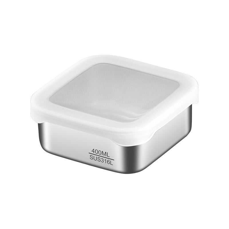 316 stainless steel food storage container - small lunch box for brown rice, food-grade, perfect for students and office workers