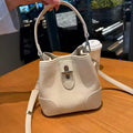 Tipsy dinner bucket bag women's satchel bag super popular work small bag shoulder crossbody bag