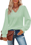 new women's fashion cross-border european and american v-neck t-shirt with cutout detail, casual ruched sleeve top blouse