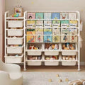 Mobile bookshelf home picture book rack children's reading baby bookcase multi-layer toy floor storage simple storage rack
