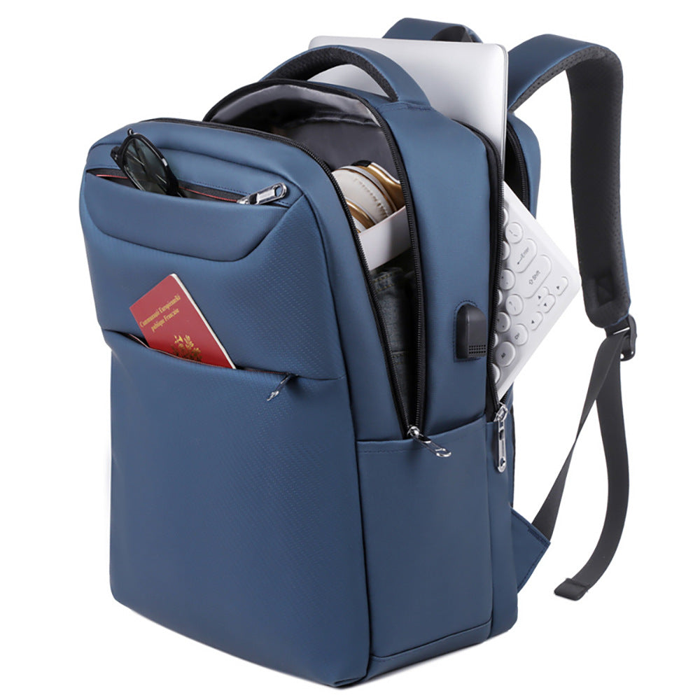 Premium Business Backpack Customized Logo Waterproof Multifunctional Large Capacity Men's Commuter Travel Computer Backpack