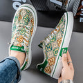 Old beijing cloth shoes for men 2025 winter new canvas shoes thin trendy shoes youth trendy easiest for match casual sneakers