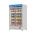 Hual freezer - high-capacity commercial blast freezer for ice cream, meat, and supermarket food freezing display