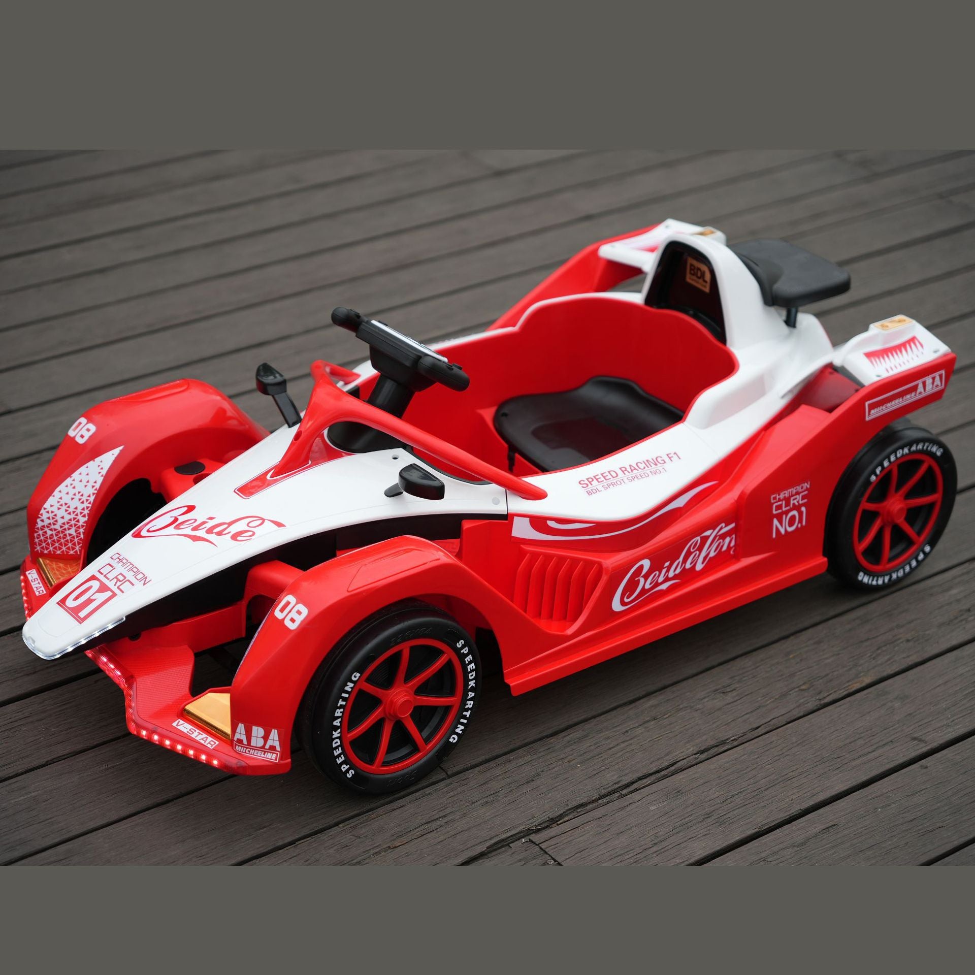 New children's electric kart four-wheel with remote control drift car, boys and girls, babies and children can sit in a toy car