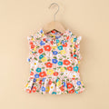 For pre-orders, please contact customer service - colorful floral top