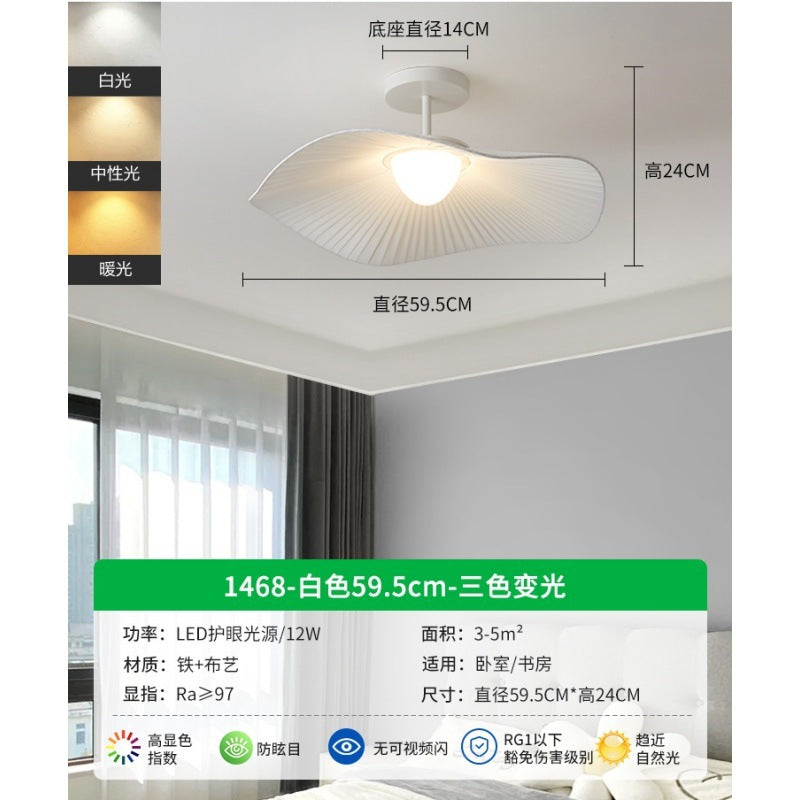 Aisle Corridor Light Cream Wind Ceiling Light Modern Simple Bedroom Room Light Log Entrance Balcony Lighting E