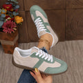 Plus size soft sole retro german army trainers women's  early autumn new flat bottom athletic casual shoes versatile women's footwear