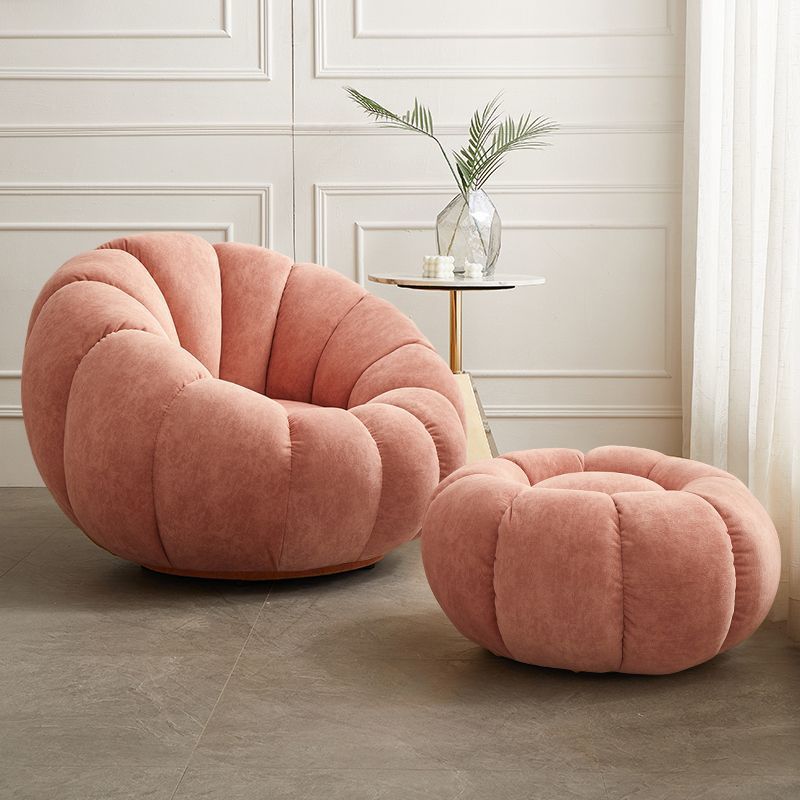 Lazy sponge sofa pumpkin chair single cream bean bag for home bedroom living room small apartment balcony lounge chair