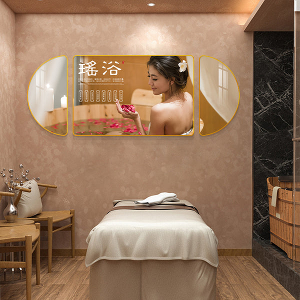 Yao bath medicinal bath promotional poster hanging painting health center head therapy massage room decoration beauty salon essential oil SPA mural