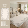 Carpet living room  new light luxury high-end bedroom washable waterproof scrubbable floor mat cream modern minimalist