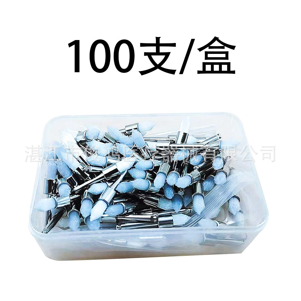Dental oral cleaning and polishing brush head, color platform brush, cleaning teeth polishing artifact 100 pcs in a box
