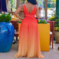 European and american style women's clothing  independent store new deep v-neck sexy ruched camisole bandeau maxi dress