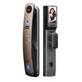 Face recognition fingerprint lock anti-theft door smart door lock fully automatic video intercom digital password lock cat eye video