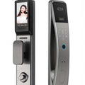 Palm vein smart lock 3d face recognition smart door lock rental house password lock wooden door fingerprint lock graffiti intercom